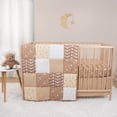 thumbnail image 1 of The Peanutshell Crib Bedding, Pink Elephant Baby Crib Bedding Set and Stuffie Plush Toy, 4-Piece Set, 1 of 7