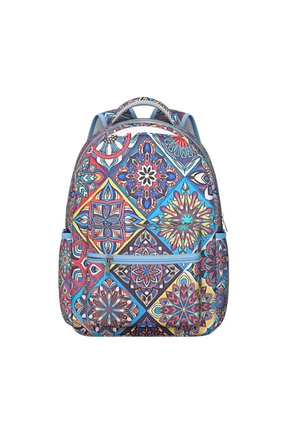 Boho Chic Academic Backpack - Anti-Theft Design & Hidden Compartments | Secure Organization