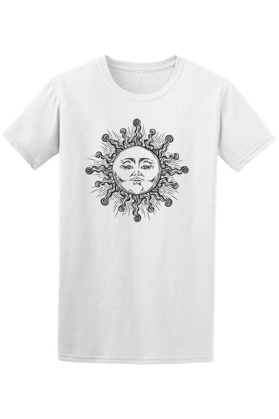Boho Chic Antique Sun Men T-Shirt - Image by Shutterstock, Male XX-Large