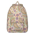 thumbnail image 1 of Boho Chic Backpack with Paisley Pattern, Perfect School College Bookbag for Students, Durable Daypack with Laptop Sleeve and Pockets, Great Gift for Women and Teens, 1 of 5