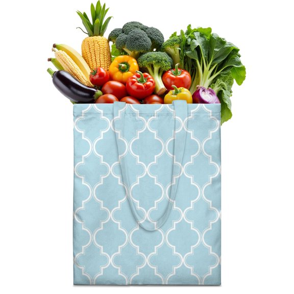 Boho Chic Canvas Tote Bag – Vintage Floral Tribal Pattern Reusable Grocery Bag, Abstract Geometric Earthy Aesthetic Shopping Bag for Women, Hippie & Artistic Lifestyle