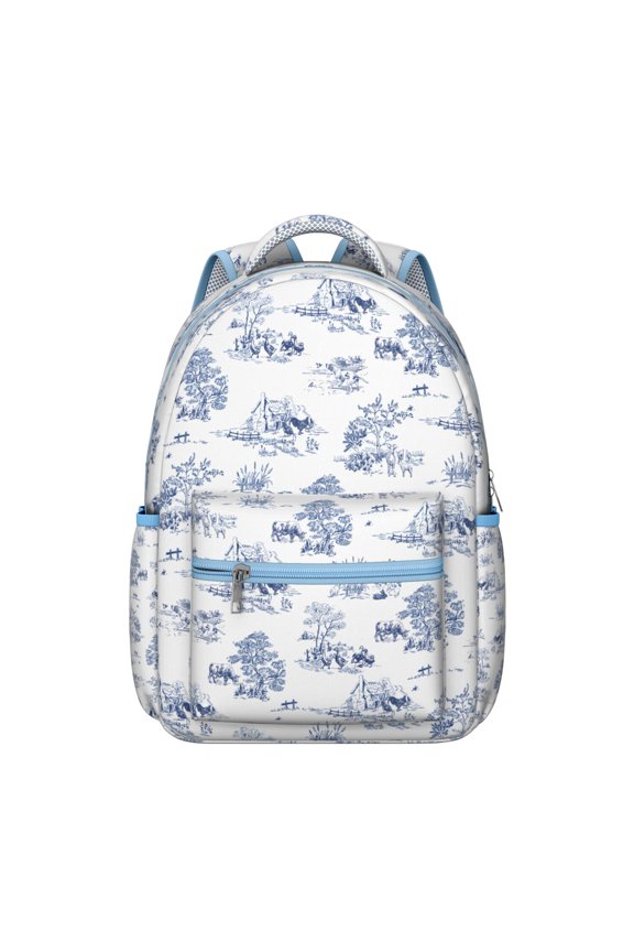Boho Chic Commuter Backpack - Tribal Print, 17 Inch Laptop Pocket, Heavy Duty Fabric, Large Capacity for School, Work & Travel