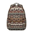 thumbnail image 1 of Boho Chic Daypack for Students - Tribal Design & Heavy Duty Oxford Material | 17" Laptop Compartment, Water-Resistant Backpack for School, Dorm & Commuter Essentials, 1 of 6