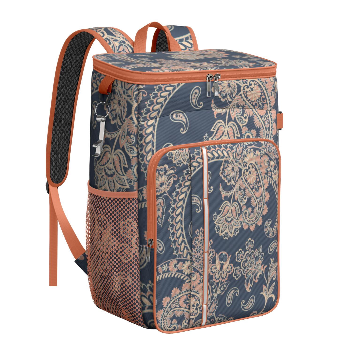 Outplea 25L Insulated Cooler Backpack - Leak Proof, Holds 24 Cans For Beach & Camping