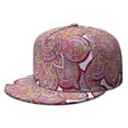 thumbnail image 1 of Boho Chic Mandala Full Panel Cap - Adjustable Snapback Hat with Paisley Floral Design, 1 of 5