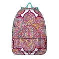 thumbnail image 1 of Boho Chic Mandala Print Backpack Gift with Laptop Compartment for Women Men, Large Floral Bookbag for School College Travel, 1 of 5