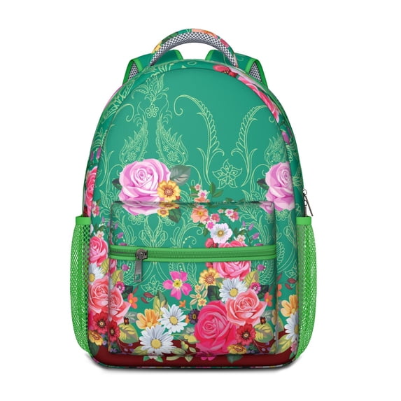 Boho Chic Paisley Backpack - Waterproof & Lightweight Bookbag for College Students & Commuters