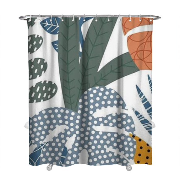 Boho Chic Rustic Shower Curtain 72x84 Inches Polyester Vintage Tribal Print Decor