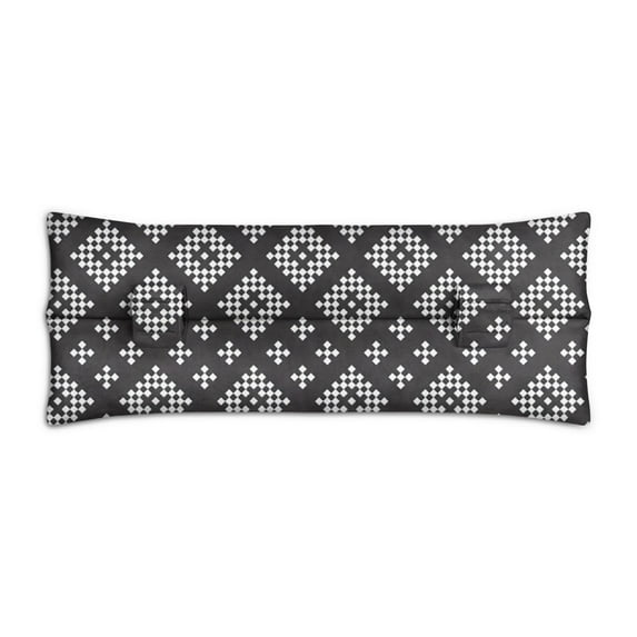 Boho Chic Seat Belt Pillow - Mastectomy Cushion for Breast Surgery Recovery, Retro Patterns, Pressure Relief