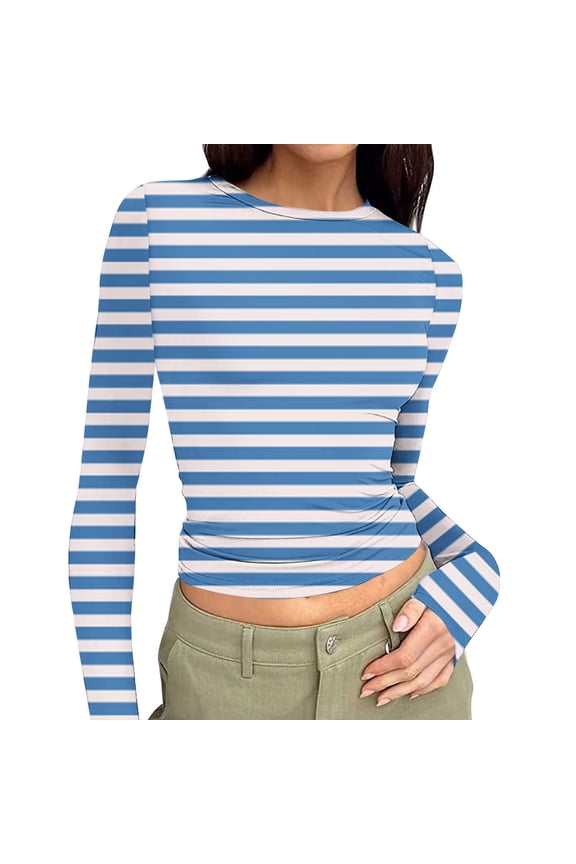 Boho Chic Spring Fall Fashion Top – Women's Printed 3/4 Sleeve Blouse with Round Neck, a Casual Pullover in Floral Pattern and Relaxed Fit Tunic Style for Everyday Wear