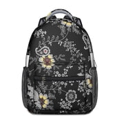 Boho Chic Vintage Backpack - Waterproof Exterior & Spacious Compartments for College Students
