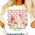 thumbnail image 1 of Boho Chicken Mama Shirt, Floral Hen Chick Farm Shirt, Cottagecore Rustic Chicken Shirt, Farm Mom Shirt, 1 of 5
