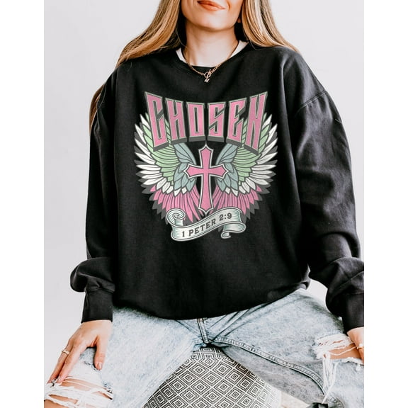 Boho Christian Sweatshirt Christian Clothing Bible Verse Shirts Godly Gifts for Her Trendy Christian TShirt Jesus Apparel Religious Shirts