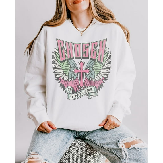 Boho Christian Sweatshirt Christian Clothing Bible Verse Shirts Godly Gifts for Her Trendy Christian TShirt Jesus Apparel Religious Shirts
