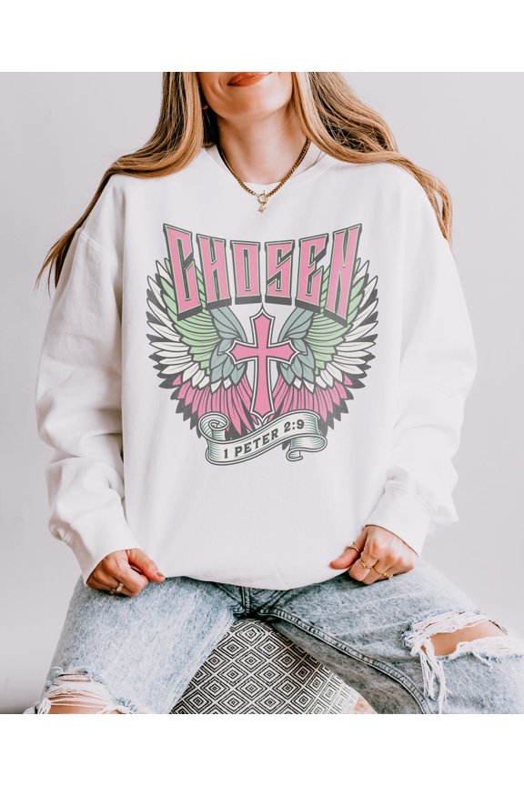 Boho Christian Sweatshirt Christian Clothing Bible Verse Shirts Godly Gifts for Her Trendy Christian TShirt Jesus Apparel Religious Shirts