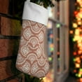 thumbnail image 1 of Boho Christmas Stocking | Bohemian Holiday Gift Stocking, 1 of 3