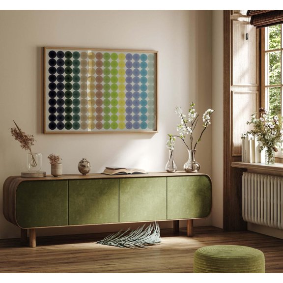 Boho Circle Earth Tone Geometric Home Wall Decor