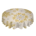 thumbnail image 1 of Boho Color Pattern Round Tablecloth Wedding Hotel Table Cover Holiday Dining Table Waterproof Tablecloth, 1 of 7