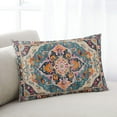 thumbnail image 1 of Boho Colorful Throw Pillow Covers, Ethnic Modern Geometric Abstract Art Soft Breathable Pillow Cases with Invisible Zipper for Sleeping, Queen Size Pillowcases for Couch Bed Sofa Chair 20x30 Inches, 1 of 6