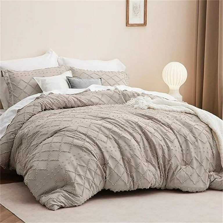 Boho Comforter Set 05 Linen 3 Piece King Walmart