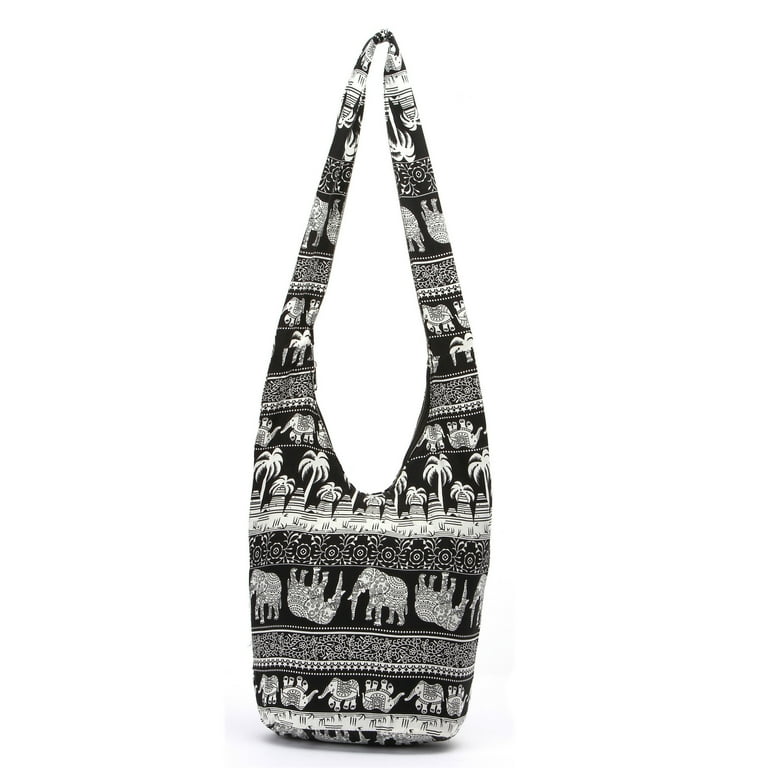 Boho Crossbody Bag Women s Bucket Shoulder Bags Ladies Ethnic