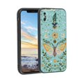 thumbnail image 1 of Boho-Cute-Butterfly-s-Witchy-Celestial-Cute-Butterfly Phone Case, Degined for iPhone XS Case Men Women, Flexible Silicone Shockproof Case for iPhone XS, 1 of 1