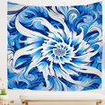 thumbnail image 1 of Boho Decor Washable Home Tapestry for Office Living Room Home Bedroom House 51x59 Inches Decorative Abstract Spiral Country Tapestry Kitchen Decorative Setbathroom Hand Country Tapestry, 1 of 5