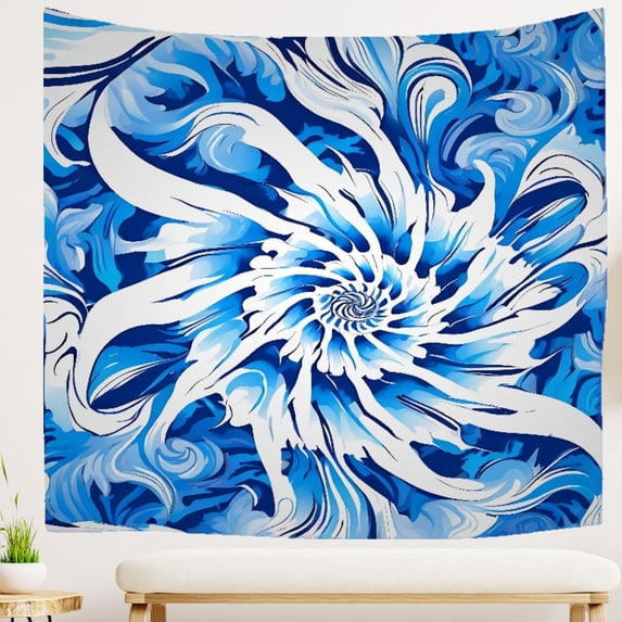 Boho Decor Washable Home Tapestry for Office Living Room Home Bedroom House 51x59 Inches Decorative Abstract Spiral Country Tapestry Kitchen Decorative Setbathroom Hand Country Tapestry