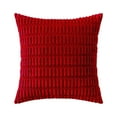 thumbnail image 1 of Boho Decorative Pillow Covers 20"x20" For Living Room Couch Bed Sofa, Stylish Simplicity Home Decor, Soft Corduroy Cushion, 1 of 7