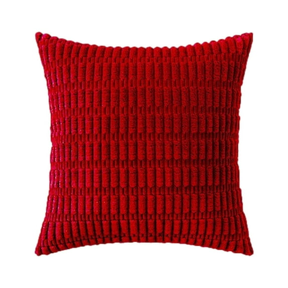 Boho Decorative Pillow Covers 20"x20" For Living Room Couch Bed Sofa, Stylish Simplicity Home Decor, Soft Corduroy Cushion