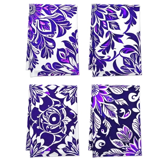 Boho Decorative Tea Towel, Simplicity Aztec Symbols Boho Tribal Comfortable Towel Geometric Shapes Durable Decorative Hand Towels, for Dressing Room Home Bathroom Decoration 4Pack 16 X 24Inches