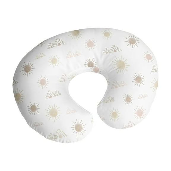 Sweet Jojo Designs Desert Sun Pink and Taupe Nursing Pillow Cover Case (Pillow Not Included) (Pillow NOT Included)