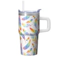 thumbnail image 1 of Boho Design 20oz Tumbler with Lids & Straws, Stainless Steel Insulated Coffee Cup, Double Wall Vacuum Travel Mug, Bohemian Leakproof, 1 of 5