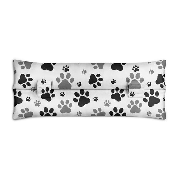 Boho Dog Aesthetic Seatbelt Pillow - Post Surgery Mastectomy Cushion - Soft Recovery Pillow for Breast Surgery