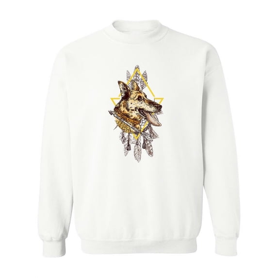 Boho Dog Sweatshirt Women -Image by Shutterstock, Female Small