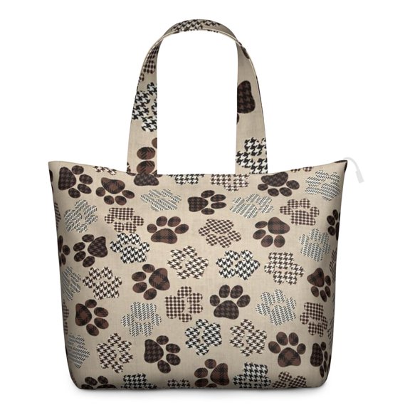 Boho Dog Themed Travel Bag, Artistic Puppy Print Weekender Tote, and Lightweight Duffel for Pet Lovers and Animal Enthusiasts