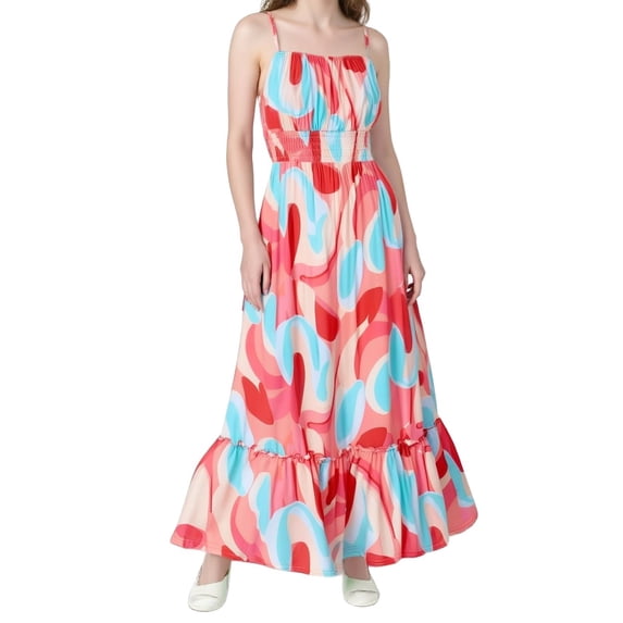 Boho Dresses for Women Summer Floral Maxi Dress Casual Beach Vacation Clothes Outfits Cruise Wear Flowy Long Vestidos Casuales Para Mujer Elegant Classy