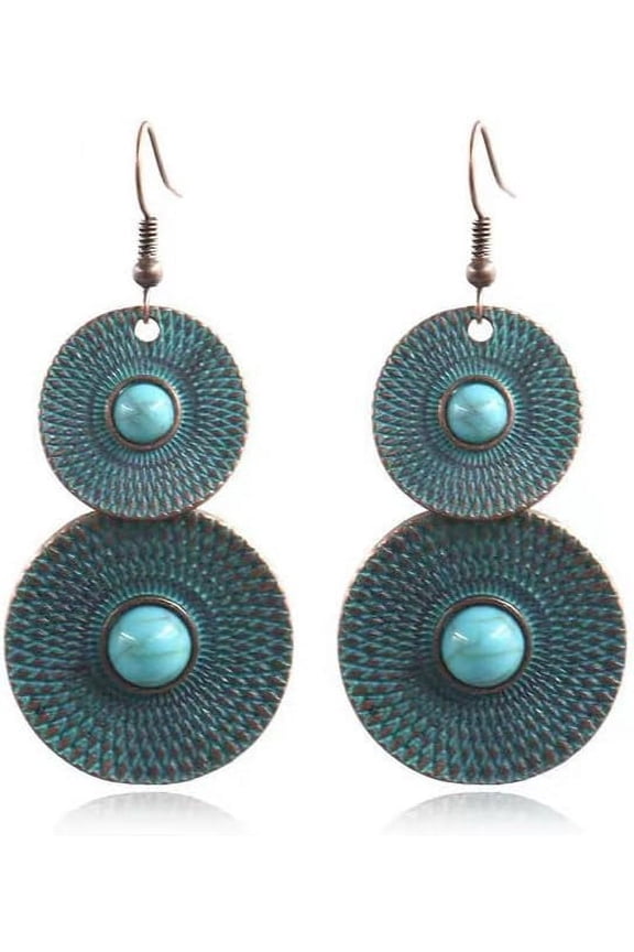 Boho Earrings For Women Dangling,Earrings Boho Trendy,Vintage Earrings,Silver Boho Earrings,Statement Earrings For Women[Z1]