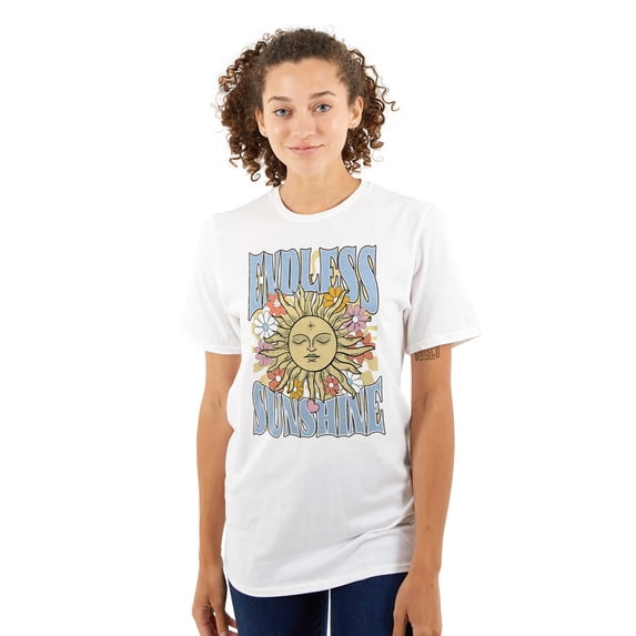 Boho Endless Sunshine Celestial Sun Women's Graphic T Shirt Tees Brisco Brands S