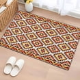thumbnail image 1 of Boho Entryway Rug 2'x3'&nbsp; Non Slip Front Door Mats, Abstract Geometric Ethnic Bohemia Textured Entrance Rugs Indoor Outdoor Carpet, Washable Floor Mats Small Area Rug for Bedroom Kitchen, 1 of 8