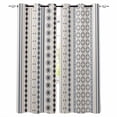 thumbnail image 1 of Boho Ethnic Blackout Curtains 45 Inches Long, Aztec Bohemian Vintage Geometric Blue Rustic Thermal Insulated Black Out Curtains, Small Darkening Window Curtain for Cafe Bedroom 42"x45" 2 Panels, 1 of 9
