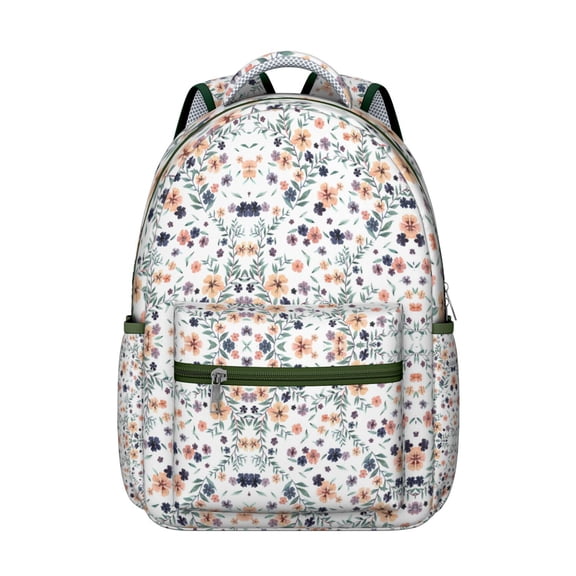 Boho Ethnic College Backpack - Multiple Compartments | Organized Storage