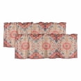 thumbnail image 1 of Boho Ethnic Curtain Valances for Windows, Kitchen Valance Window Treatments Panel 2 Pack, Southwest Aztec Tribal Geometric Aesthetic Rod Pocket Short Curtains for Bathroom Bedroom 42 x 18 Inch, 1 of 8