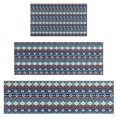 thumbnail image 1 of Boho Ethnic Geometric Pattern Kitchen Rugs Sets Of 3,Kitchen Runner Rugs Non Skid Washable,Decorative Kitchen Floor Mats for Kitchen,Sink,Laundry,17"x30"+ 17"x47" + 17"x59", 1 of 6