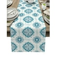 thumbnail image 1 of Boho Ethnic Pattern Maple Leaf Party Festival Table Runner Kitchen Table Flag Tablecloth Holiday Printed Table Cover, 1 of 5