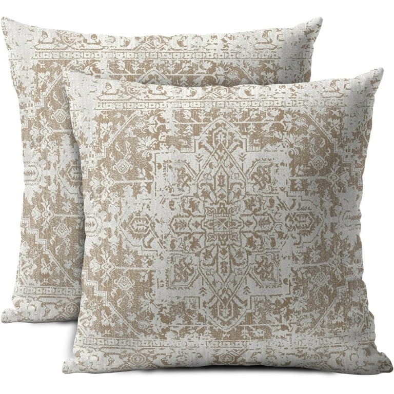 Set Of 2 Brown Geometric Lumbar Pillow Covers Set Of 2 Brown Geometric Lumbar Pillow Covers