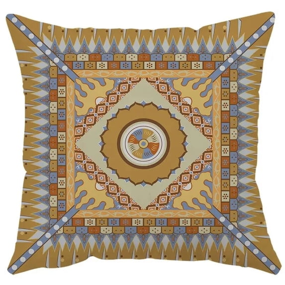 Boho Ethnic Pillowcase Abstract Geometric Bedroom Garden Chair Pillowcase Mandala Luxury Cushion Cover Living Room