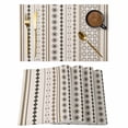 thumbnail image 1 of Boho Ethnic Placemats Set of 4 Aztec Bohemian Vintage Geometric Brown Rustic Place Mats Indoor Wipeable Table Mats Washable Dining Table Placemats for Kitchen Holiday Party Home Decor 13x19 Inch, 1 of 9
