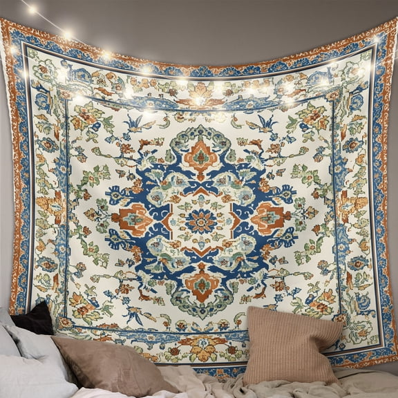 Boho Ethnic Rustic Tapestry for Bedroom Wall Hanging Tapestry, American Southwest Antique Ceiling Backdrop Tapestries Poster Blanket Wall Decor for Teens Room Living Room Dorm 59" x 79"