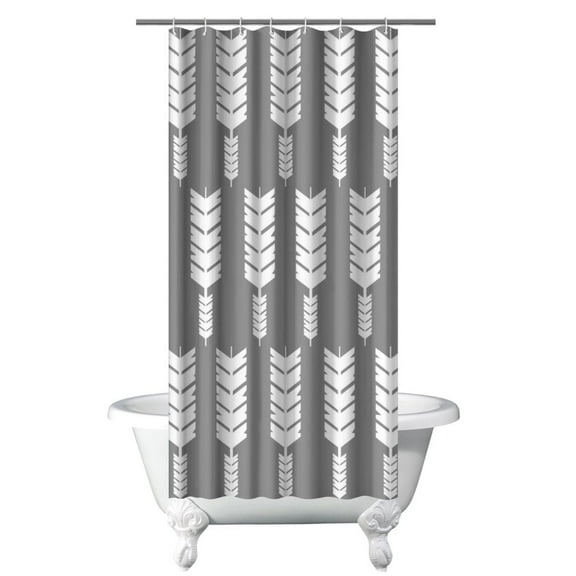 Boho Ethnic Shower Curtain 36x72 Inches Quick Dry Polyester Fabric Vintage Tribal Bathroom Decor